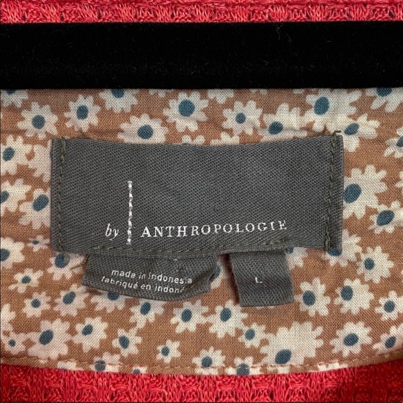 Anthropologie // Pink Waffle Knit Thermal Top - Picture 3 of 3